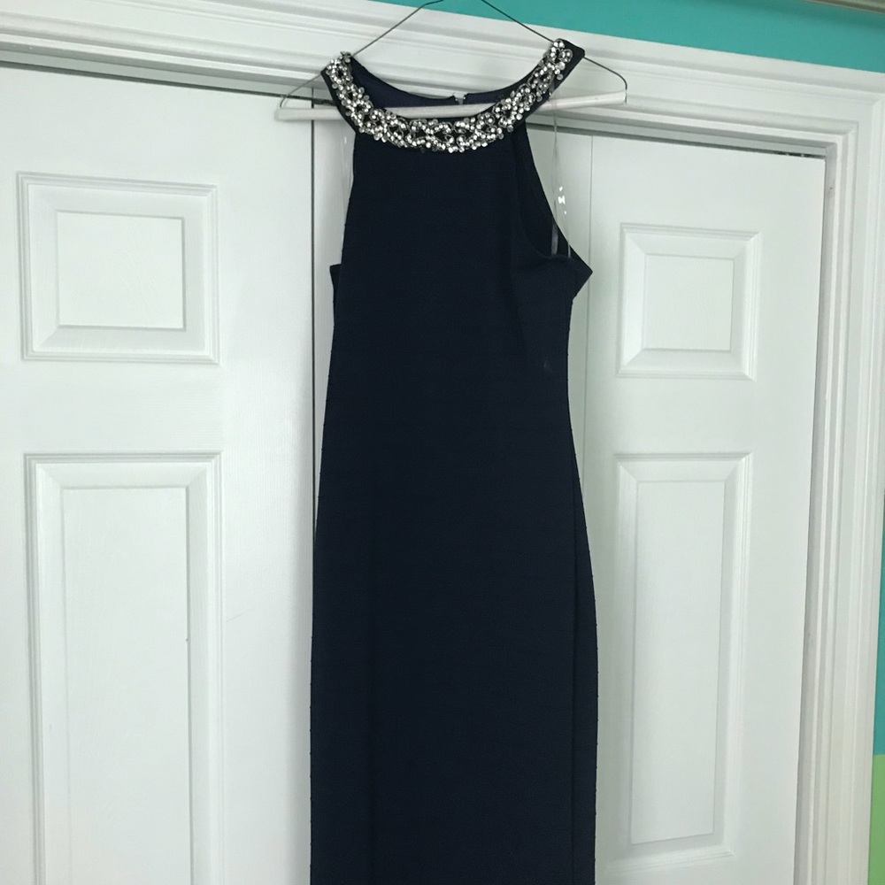 Navy blue formal dress